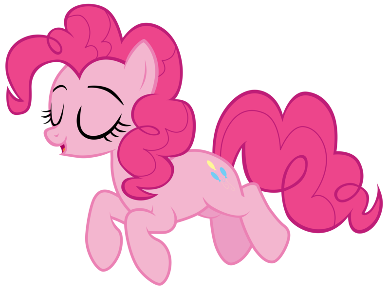 Size: 9300x7000 | Tagged: safe, artist:tardifice, derpibooru import, pinkie pie, pony, absurd resolution, eyes closed, image, png, simple background, solo, transparent background, vector