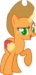 Size: 967x2005 | Tagged: safe, artist:pegasski, derpibooru import, oc, unofficial characters only, alicorn, pony, non-compete clause, alicorn oc, bald, base, eyelashes, freckles, hat, horn, image, open mouth, png, raised hoof, simple background, solo, transparent background, two toned wings, wings