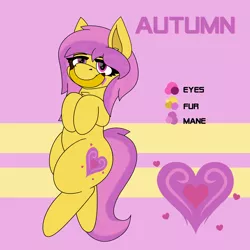 Size: 3026x3024 | Tagged: safe, artist:ryanthecone, derpibooru import, oc, oc:autumn breeze, unofficial characters only, earth pony, banana, color palette, commission, food, image, lying down, png, reference sheet