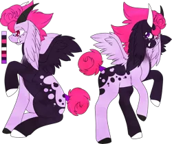 Size: 1154x969 | Tagged: safe, artist:velnyx, derpibooru import, oc, oc:fizzy thunder, pegasus, pony, horns, image, male, png, simple background, solo, transparent background