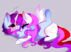 Size: 4500x3291 | Tagged: safe, artist:1fresita, derpibooru import, oc, oc:mizhore, unofficial characters only, pony, unicorn, female, image, lying down, mare, png, prone, sleeping