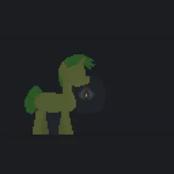 Size: 512x512 | Tagged: safe, artist:valuable ashes, derpibooru import, oc, oc:technical writings, pony, unicorn, alone in the dark, image, lantern, pixel art, png, solo, story included