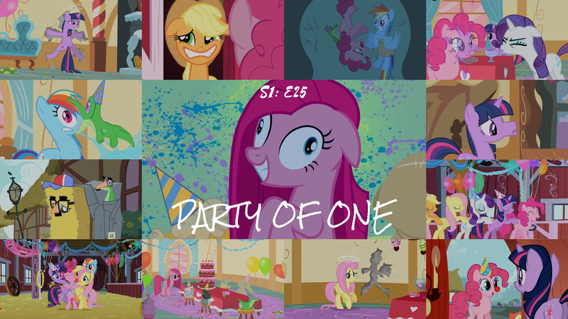 Size: 1982x1115 | Tagged: safe, derpibooru import, edit, edited screencap, editor:quoterific, screencap, applejack, fluttershy, gummy, madame le flour, mr. turnip, pinkie pie, rainbow dash, rarity, rocky, sir lintsalot, twilight sparkle, alligator, earth pony, pegasus, pony, unicorn, party of one, balloon, cake, clown nose, female, flour, food, groucho mask, hat, image, male, mane six, mare, party hat, pinkamena diane pie, png, rock, turnip, unicorn twilight