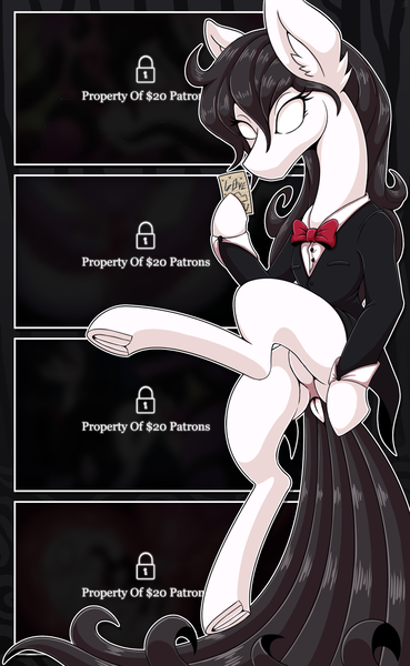 Size: 1561x2538 | Tagged: questionable, artist:vavacung, derpibooru import, ponified, pony, comic, female, image, paywall content, png, slendermane, slendermare