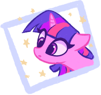 Size: 410x386 | Tagged: safe, artist:lollipony, derpibooru import, twilight sparkle, pony, bust, cute, female, image, mare, png, portrait, simple background, solo, stars, transparent background, twiabetes