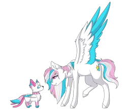 Size: 4500x4000 | Tagged: safe, artist:crazllana, derpibooru import, oc, oc:starlight song, unofficial characters only, glaceon, pegasus, pony, absurd resolution, colored wings, female, image, mare, multicolored wings, png, pokémon, simple background, solo, transparent background, wings