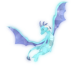 Size: 4609x4024 | Tagged: safe, alternate version, artist:lincolnbrewsterfan, derpibooru import, princess ember, dragon, crystal dragon, crystalline, derpibooru exclusive, dragoness, eyes closed, female, flying, image, png, simple background, smiling, solo, transparent background, wings