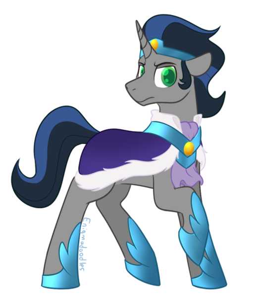 Size: 750x850 | Tagged: safe, artist:enigmadoodles, derpibooru import, idw, king sombra, pony, colored pupils, good king sombra, image, png, simple background, solo, transparent background