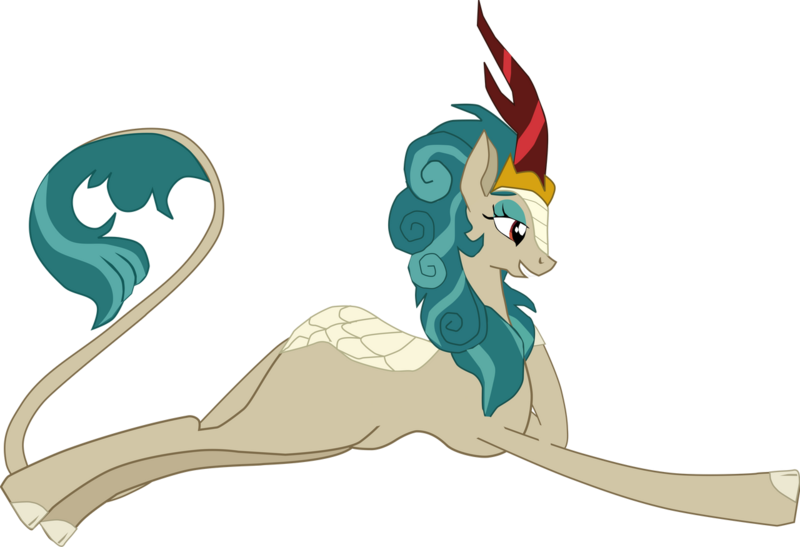 Size: 1280x875 | Tagged: safe, artist:oceanrailroader, derpibooru import, rain shine, kirin, image, lying down, png, simple background, smiling, solo, transparent background