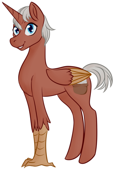 Size: 800x1200 | Tagged: safe, artist:puddingskinmcgee, derpibooru import, oc, oc:easy flour, unofficial characters only, hybrid, derpibooru community collaboration, 2021 community collab, image, interspecies offspring, male, offspring, parent:discord, parent:princess celestia, parents:dislestia, png, simple background, solo, transparent background