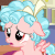Size: 50x50 | Tagged: safe, derpibooru import, edit, edited screencap, editor:sapphirefeatherdust, screencap, cozy glow, pegasus, pony, animated, female, filly, floppy ears, gif, gif for breezies, image, open mouth, picture for breezies, solo