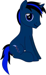 Size: 787x1290 | Tagged: safe, artist:rd4590, derpibooru import, oc, oc:midnight star, pony, unicorn, derpibooru community collaboration, 2021 community collab, image, png, simple background, sitting, solo, transparent background