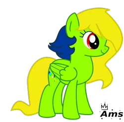 Size: 1024x1009 | Tagged: safe, artist:amgiwolf, derpibooru import, oc, oc:viexy ams, unofficial characters only, pegasus, pony, eyelashes, female, image, mare, pegasus oc, png, simple background, smiling, solo, transparent background, wings