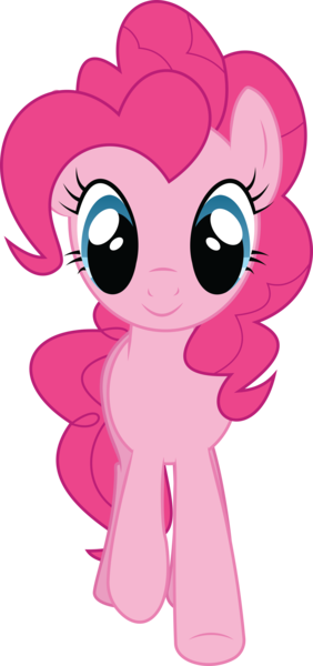 Size: 4387x9333 | Tagged: safe, artist:wissle, derpibooru import, pinkie pie, pony, friendship is magic, absurd resolution, female, happy, image, looking at you, mare, png, simple background, smiling, solo, transparent background, vector, walking