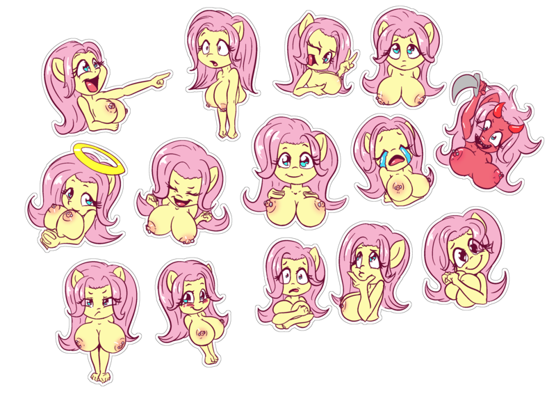 Size: 3508x2480 | Tagged: questionable, artist:snus-kun, derpibooru import, fluttershy, anthro, adorasexy, ahegao, angry, areola, big breasts, breasts, busty fluttershy, crying, cute, emoji, image, laughing, nipple piercing, nipples, nudity, open mouth, partial nudity, piercing, png, sexy, shyabetes, simple background, tongue out, transparent background