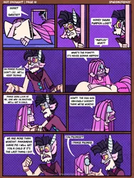 Size: 2625x3500 | Tagged: safe, artist:spudsmcfrenzy, derpibooru import, discord, pinkie pie, human, comic, crying, discopie, female, humanized, image, male, pinkamena diane pie, png, shipping, straight