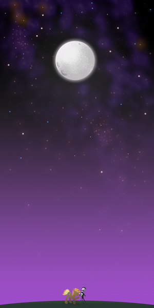 Size: 960x1920 | Tagged: safe, artist:askmerriweatherauthor, derpibooru import, oc, oc:roger houston, pony, image, male, moon, night, png, solo, stallion, telescope