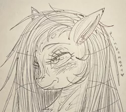 Size: 1740x1546 | Tagged: artist needed, safe, derpibooru import, pinkamena diane pie, pinkie pie, earth pony, pony, bust, female, image, jpeg, mare, photo, portrait, solo, traditional art