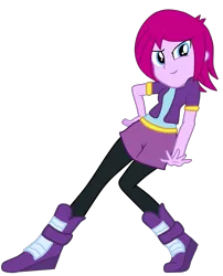 Size: 2617x3238 | Tagged: safe, artist:gmaplay, derpibooru import, fuchsia blush, equestria girls, alternate outfits, image, png, simple background, solo, transparent background