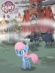 Size: 933x1244 | Tagged: safe, artist:keafonthelookinglass, derpibooru import, oc, oc:villainy malice, bat pony, pony, asian water buffalos, female, filly, image, neighflheim, png, water buffalo, your other pony