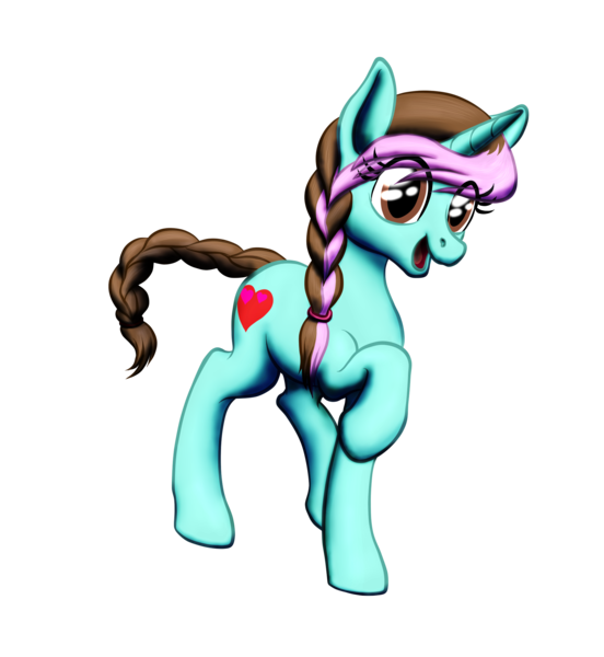 Size: 1968x2140 | Tagged: safe, artist:vasillium, derpibooru import, oc, oc:rocio, unofficial characters only, pony, unicorn, cutie mark, female, heart, image, mare, png, simple background, solo, transparent background