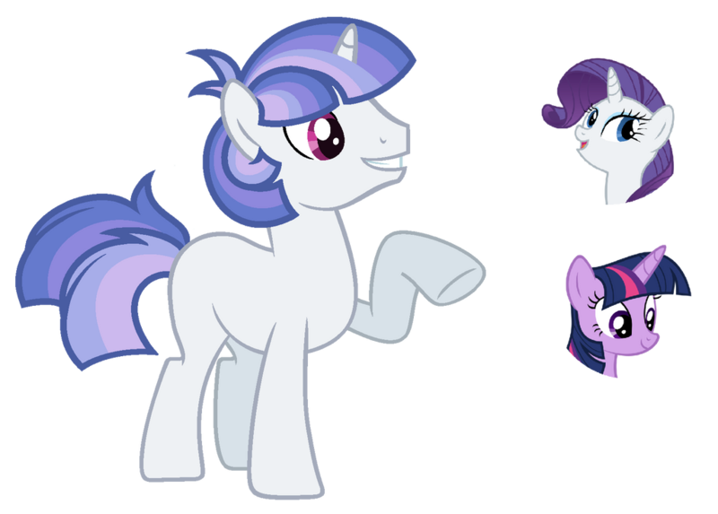 Size: 1024x733 | Tagged: safe, artist:sapphiretwinkle, derpibooru import, rarity, twilight sparkle, oc, pony, group, image, magical lesbian spawn, male, offspring, parent:rarity, parent:twilight sparkle, parents:rarilight, png, simple background, stallion, transparent background