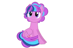 Size: 2489x1640 | Tagged: safe, artist:birbnerd17, derpibooru import, pinkie pie, starlight glimmer, twilight sparkle, twilight sparkle (alicorn), alicorn, pony, fusion, image, png, simple background, solo, transparent background