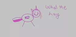 Size: 1360x674 | Tagged: safe, artist:twilyisbestpone, derpibooru import, twilight sparkle, alicorn, pony, derpibooru exclusive, female, gray background, image, intentionally bad, mare, png, simple background, smiling, stick pony, stylistic suck, wat, what the hay?, wings