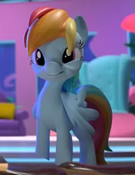 Size: 545x705 | Tagged: safe, derpibooru import, screencap, rainbow dash, pegasus, pony, hello pinkie pie, cropped, female, image, mare, png, solo