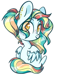 Size: 910x1200 | Tagged: safe, artist:cloud-fly, derpibooru import, oc, pegasus, pony, chibi, female, image, mare, png, simple background, solo, transparent background