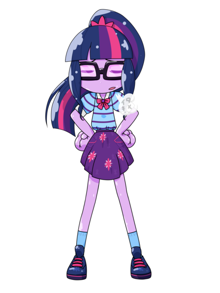 Size: 1668x2224 | Tagged: safe, artist:batipin, derpibooru import, sci-twi, twilight sparkle, equestria girls, disappointed, hand on hip, image, looking at you, png, simple background, solo, sumashi gao, transparent background