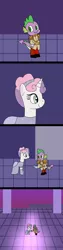 Size: 800x3200 | Tagged: safe, artist:platinumdrop, derpibooru import, spike, sweetie belle, dragon, unicorn, cinderella, comic, female, image, male, png, request, shipping, spikebelle, straight, winged spike