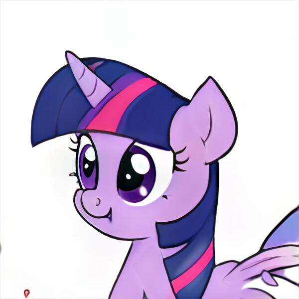 Size: 1024x1024 | Tagged: safe, artist:thisponydoesnotexist, derpibooru import, machine learning generated, pony, unicorn, artificial intelligence, image, jpeg, neural network, not twilight sparkle