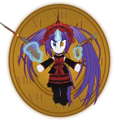 Size: 6881x7314 | Tagged: safe, artist:anime-equestria, derpibooru import, rarity, pony, unicorn, alternate hairstyle, anime, boots, bow, clock, clothes, crossover, date a live, dress, eyeshadow, female, gothic lolita, gun, handgun, happy, headband, horn, image, levitation, magic, makeup, mare, pistol, png, rifle, shoes, simple background, smiling, solo, telekinesis, transparent background, weapon