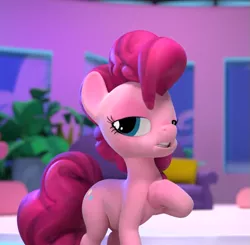 Size: 669x655 | Tagged: safe, derpibooru import, screencap, pinkie pie, earth pony, pony, hello pinkie pie, cropped, female, image, mare, pinkamena diane pie, png, solo