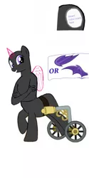 Size: 1080x2160 | Tagged: safe, artist:calebtyink, derpibooru import, alicorn, bat pony, earth pony, pegasus, pony, taur, unicorn, any race, any species, base, female, image, mare, png, ponytaur, wheelchair