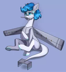 Size: 1868x2048 | Tagged: safe, artist:chibadeer, derpibooru import, oc, oc:tail winds, unofficial characters only, original species, plane pony, pony, image, jpeg, plane, solo