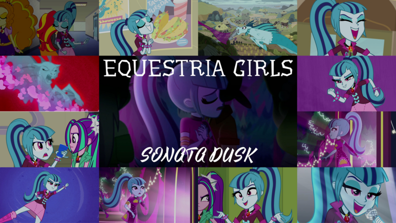 Size: 1280x720 | Tagged: safe, derpibooru import, edit, edited screencap, editor:quoterific, screencap, adagio dazzle, aria blaze, sonata dusk, siren, equestria girls, equestria girls series, find the magic, rainbow rocks, shadow play, spoiler:eqg series (season 2), image, png, singing, taco tuesday