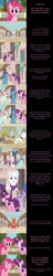Size: 2000x10388 | Tagged: safe, artist:mlp-silver-quill, derpibooru import, big macintosh, double diamond, night glider, party favor, pinkie pie, sugar belle, earth pony, pegasus, pony, unicorn, comic:pinkie pie says goodnight, angry, bad future, clothes, comic, crying, flashback, image, open mouth, our town, png, scarf, wagon