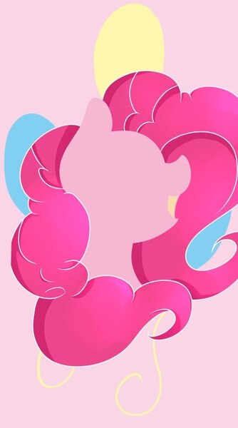 Size: 449x807 | Tagged: safe, artist:kebchach, derpibooru import, part of a set, pinkie pie, earth pony, pony, bust, cutie mark background, female, image, jpeg, mare, minimalist, modern art, pinkie pie's cutie mark, solo