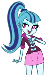 Size: 760x1213 | Tagged: safe, artist:gmaplay, derpibooru import, sonata dusk, equestria girls, rainbow rocks, cute, image, open mouth, png, ponytail, simple background, solo, sonatabetes, transparent background