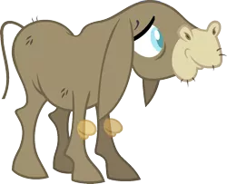 Size: 1225x996 | Tagged: safe, artist:pegasski, derpibooru import, oc, unofficial characters only, donkey, a hearth's warming tail, bald, base, donkey oc, floppy ears, frown, image, male, png, simple background, solo, transparent background