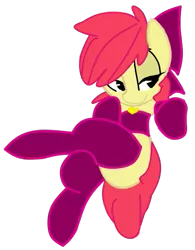 Size: 419x536 | Tagged: suggestive, artist:0r0ch1, artist:ihopeidontgetraped, derpibooru import, apple bloom, colored, derpibooru exclusive, female, flat colors, foalcon, heart, image, png, recolor, simple background, transparent background, underage