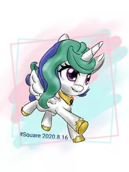 Size: 3456x4608 | Tagged: safe, artist:square#01, derpibooru import, princess celestia, alicorn, pony, my little pony: pony life, my little pony: stop motion short, female, image, png, solo