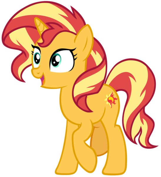 Size: 1280x1405 | Tagged: safe, artist:andoanimalia, derpibooru import, sunset shimmer, pony, unicorn, equestria girls, equestria girls series, forgotten friendship, female, image, mare, png, reaction image, simple background, smiling, solo, transparent background, vector