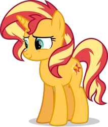 Size: 6526x7652 | Tagged: safe, artist:thatusualguy06, derpibooru import, sunset shimmer, pony, unicorn, equestria girls, equestria girls series, forgotten friendship, .svg available, absurd resolution, cute, female, image, mare, png, shimmerbetes, simple background, solo, transparent background, vector