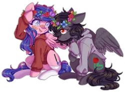 Size: 666x494 | Tagged: safe, artist:shiromidorii, derpibooru import, oc, unofficial characters only, pegasus, pony, clothes, female, hoodie, image, mare, pixel art, png, simple background, transparent background