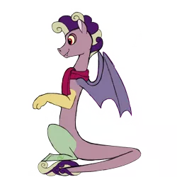 Size: 3000x3000 | Tagged: safe, artist:chelseawest, derpibooru import, oc, unofficial characters only, draconequus, hybrid, high res, image, interspecies offspring, male, offspring, parent:discord, parent:princess cadance, parents:discodance, png, simple background, solo, transparent background