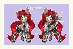 Size: 6000x4000 | Tagged: safe, artist:_spacemonkeyz_, derpibooru import, oc, oc:babaru, cyborg, earth pony, amputee, artificial wings, augmented, image, png, prosthetic limb, prosthetics, prosthetic wing, solo, torn ear, wings