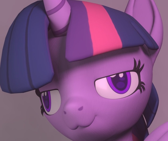 Size: 860x724 | Tagged: artist needed, safe, derpibooru import, twilight sparkle, twilight sparkle (alicorn), alicorn, pony, 3d, :3, blender, derp, face, female, horn, image, jpeg, mane, mare, owo, pose, render, solo, uwu, wat